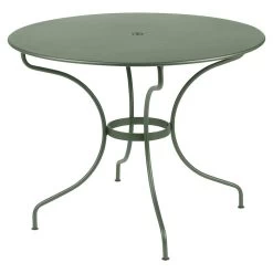 Table De Jardin 5 Personnes FERMOB Opéra + Ø 96 Cm - Cactus