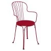Fauteuil De Jardin Empilable FERMOB Opéra + - Piment -Faites partie du mobilier de jardin. opera bridge piment 1