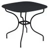 Table De Jardin 4 Personnes FERMOB Opéra + 82 X 82 Cm - Carbone -Faites partie du mobilier de jardin. opera premium carronde carbone 1