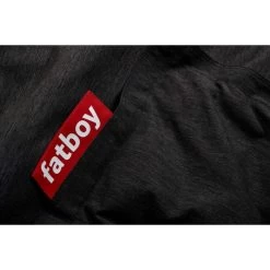 Pack Rocking Chair Rock'n'Roll Noir + Pouf Original Outdoor Gris Orage Fatboy -Faites partie du mobilier de jardin. pack 103161 original outdoor gris orage zoom etiquette