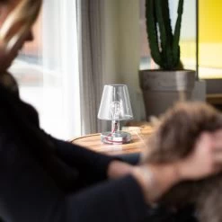 Lampe De Table Fatboy Transloetje - Transparent -Faites partie du mobilier de jardin. product large 100573 05 fatboy transloetje transparent min