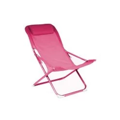 Fauteuil Relax Pliant ALIZÉ Easy -Faites partie du mobilier de jardin. relax pliant alize easy framboise 1