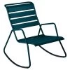 Rocking Chair FERMOB Monceau - Bleu Acapulco -Faites partie du mobilier de jardin. rocking chair monceau fermob bleu acapulco 1