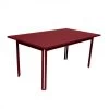 Table De Jardin 6 Personnes FERMOB Costa 160 X 80 Cm - Piment -Faites partie du mobilier de jardin. table costa 160 piment