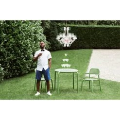 Table De Jardin 2 Personnes Fatboy Toní Bistreau - Vert Brume -Faites partie du mobilier de jardin. table fatboy toni bistreau vert