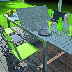 Table De Jardin ALIZÉ Solem 268 -Faites partie du mobilier de jardin. table jardin solem 268 cm alize rallonge